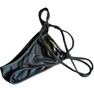 Minimale Animale Black Bikini Bottom